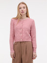 Orsay Svetloružový dámsky kardigán s aplikáciou ORSAY