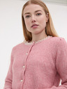 Orsay Svetloružový dámsky kardigán s aplikáciou ORSAY