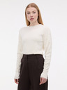 Orsay Krémový dámsky sveter s aplikáciou ORSAY