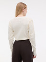 Orsay Krémový dámsky sveter s aplikáciou ORSAY