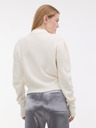 Orsay Krémový dámsky sveter s aplikáciou ORSAY