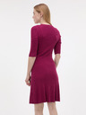 Orsay Vínové dámske šaty po kolená ORSAY