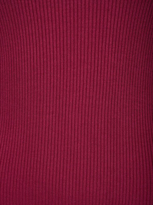 Orsay Vínové dámske šaty po kolená ORSAY