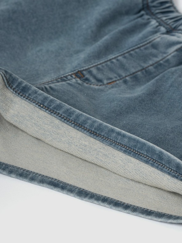 GAP Detské džinsové kraťasy high rise GAP