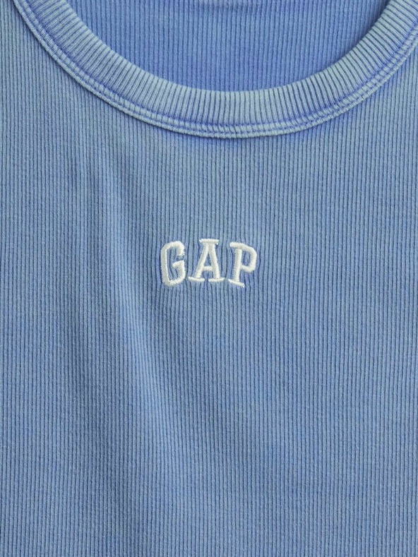 GAP Detské rebrované tielko s logom GAP