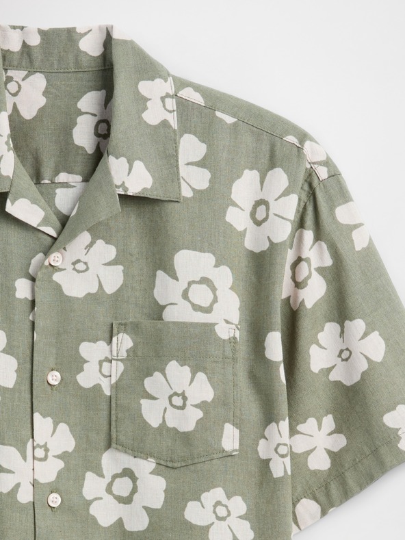 GAP Detská ľanová košeľa GAP