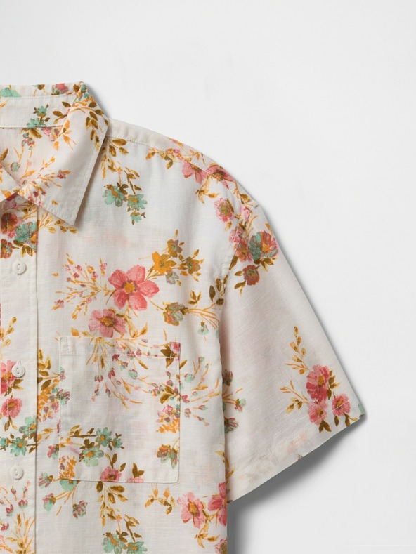 GAP Detská popelínová košeľa GAP