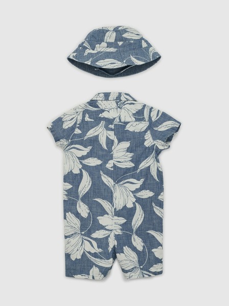 GAP Baby overal s klobúkom GAP