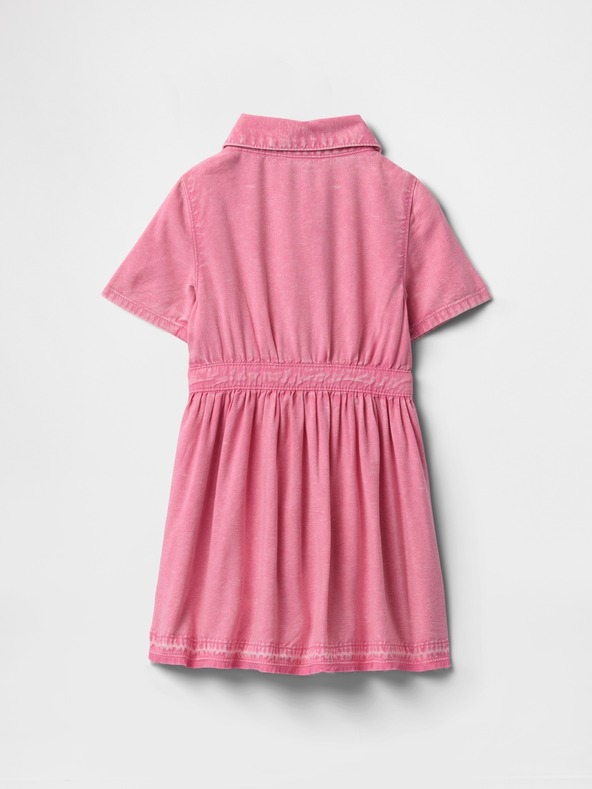 GAP Baby džínové košilové šaty GAP