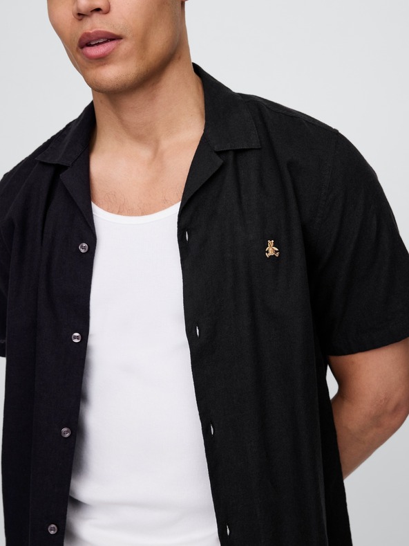 GAP Lnená košeľa Brannan Bear GAP