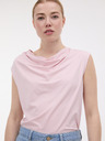 Orsay Svetloružové dámske tričko bez rukávov ORSAY