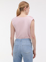 Orsay Svetloružové dámske tričko bez rukávov ORSAY