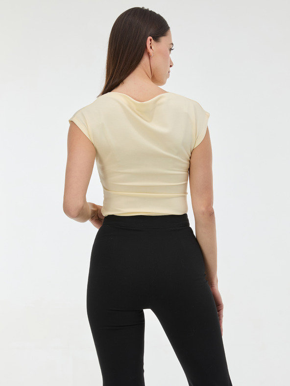 Orsay Žlté dámske tričko s krátkym rukávom ORSAY