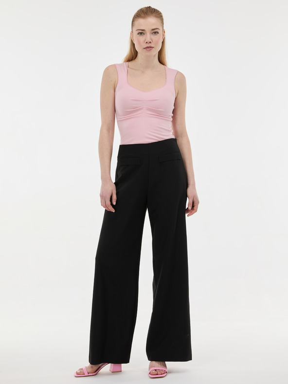 Orsay Čierne dámske rovné nohavice ORSAY