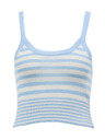 Orsay Svetlomodré pruhované dámske tielko ORSAY