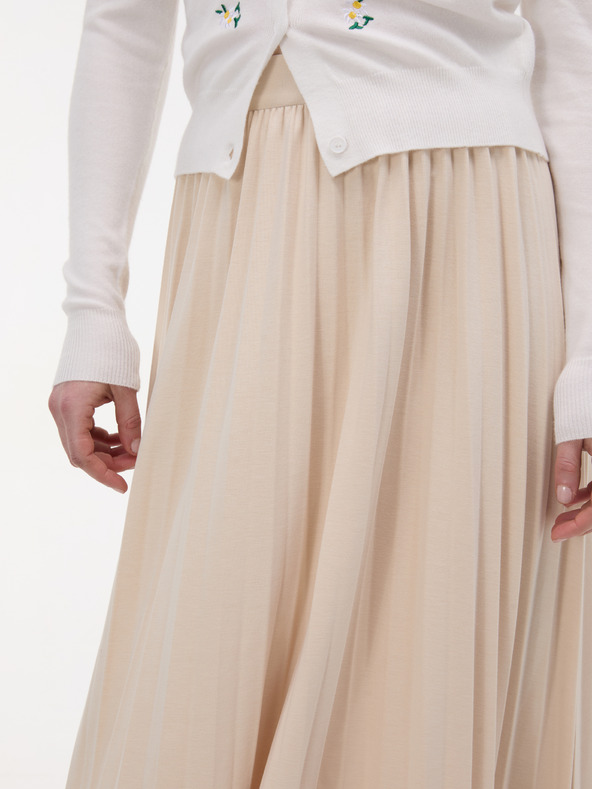 Orsay Béžová dámska midi sukňa ORSAY