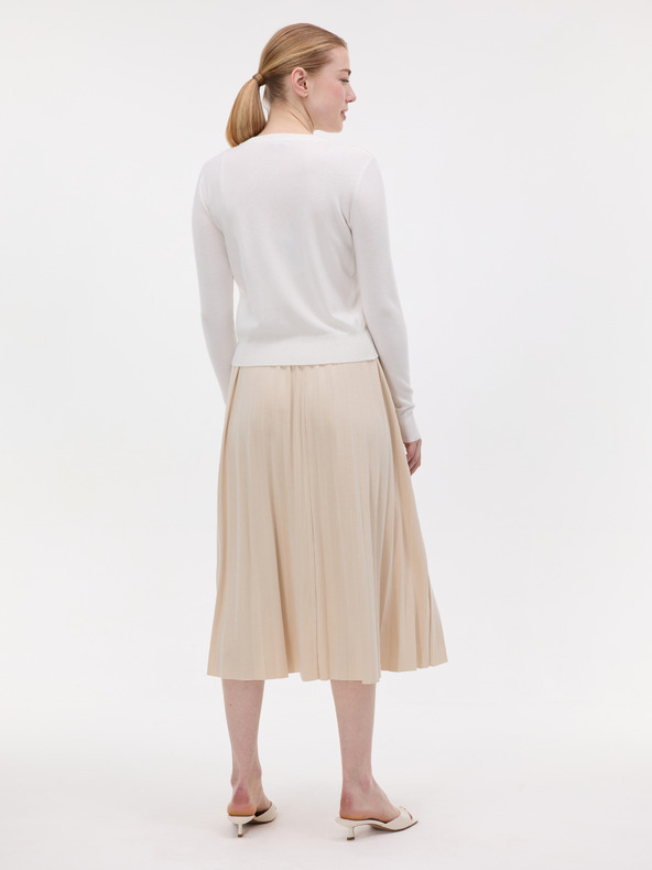 Orsay Béžová dámska midi sukňa ORSAY