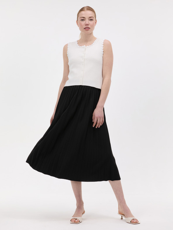 Orsay Čierna dámska midi sukňa ORSAY