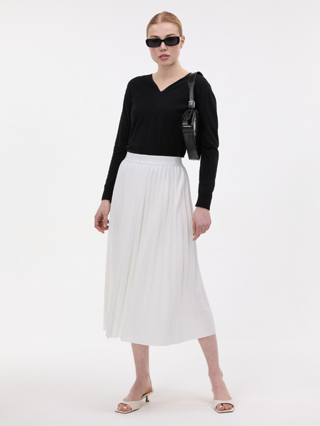 Orsay Krémová dámska midi sukňa ORSAY