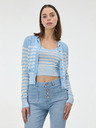Orsay Svetlomodrý pruhovaný dámsky kardigan ORSAY