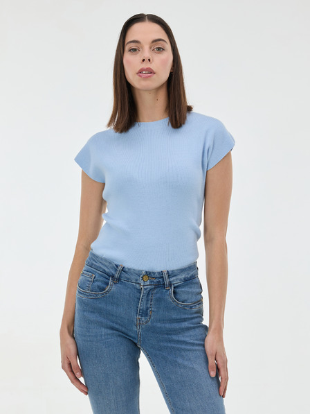 Orsay Svetlomodrý dámsky sveter bez rukávov ORSAY
