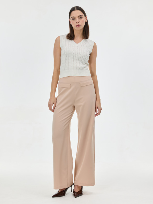 Orsay Krémová dámska úpletová vesta ORSAY