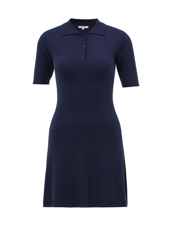 Orsay Tmavomodré dámske úpletové šaty ORSAY