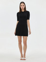 Orsay Čierne dámske úpletové šaty ORSAY