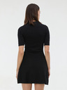 Orsay Čierne dámske úpletové šaty ORSAY