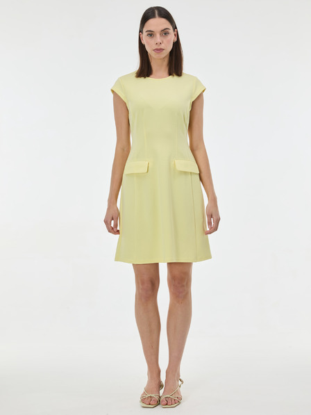 Orsay Žlté dámske šaty ku kolenám ORSAY