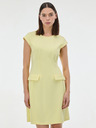 Orsay Žlté dámske šaty ku kolenám ORSAY