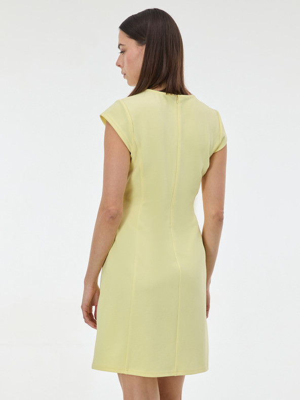 Orsay Žlté dámske šaty ku kolenám ORSAY