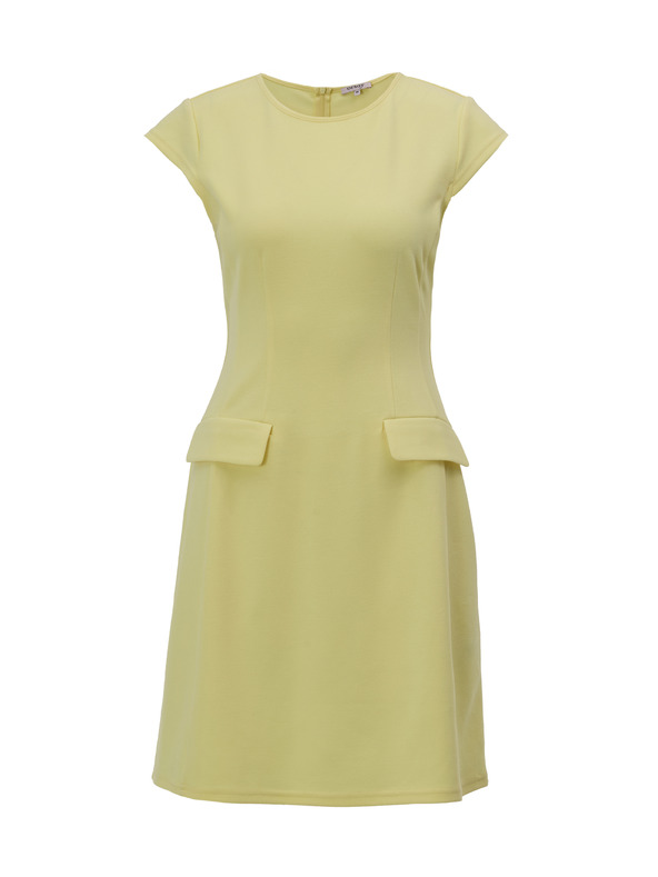Orsay Žlté dámske šaty ku kolenám ORSAY