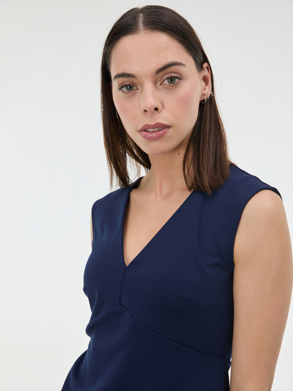 Orsay Tmavomodré dámske šaty s rukávmi ORSAY