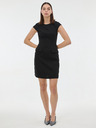 Orsay Čierne dámske šaty ku kolenám ORSAY