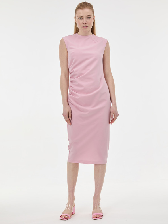 Orsay Svetloružové dámske midi šaty ORSAY