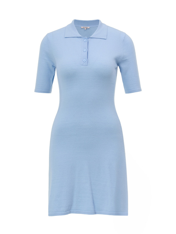 Orsay Sivé dámske úpletové šaty ORSAY