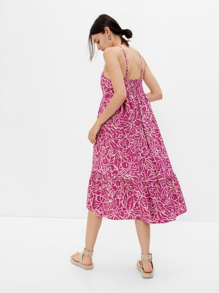 GAP Midi šaty s hlbokým výstrihom GAP