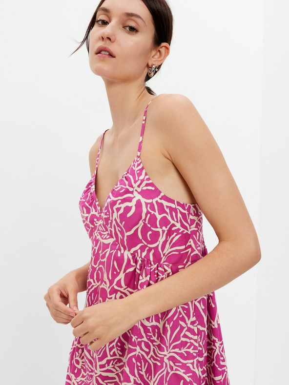 GAP Midi šaty s hlbokým výstrihom GAP