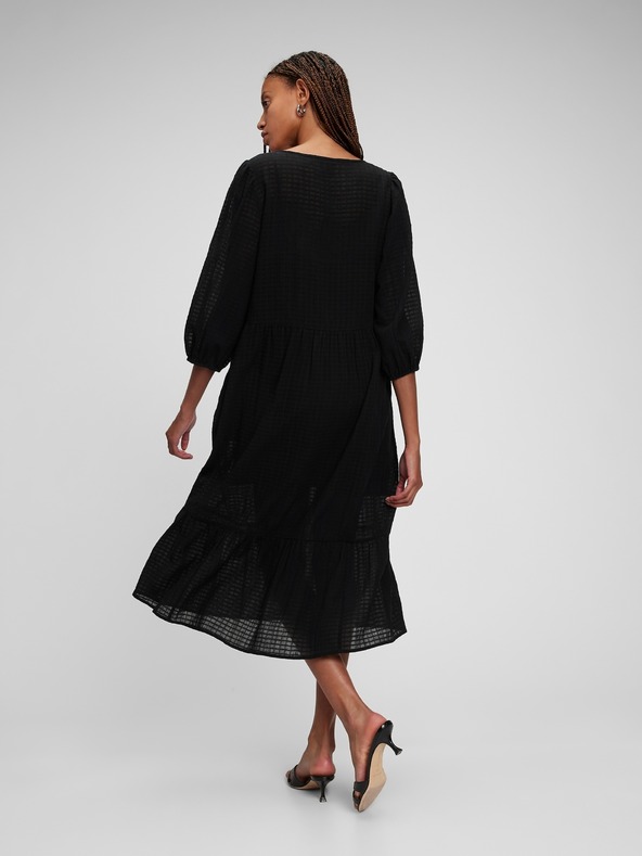 GAP Midi šaty s výstrihom do V GAP