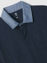 GAP Detské chambray polo tričko GAP