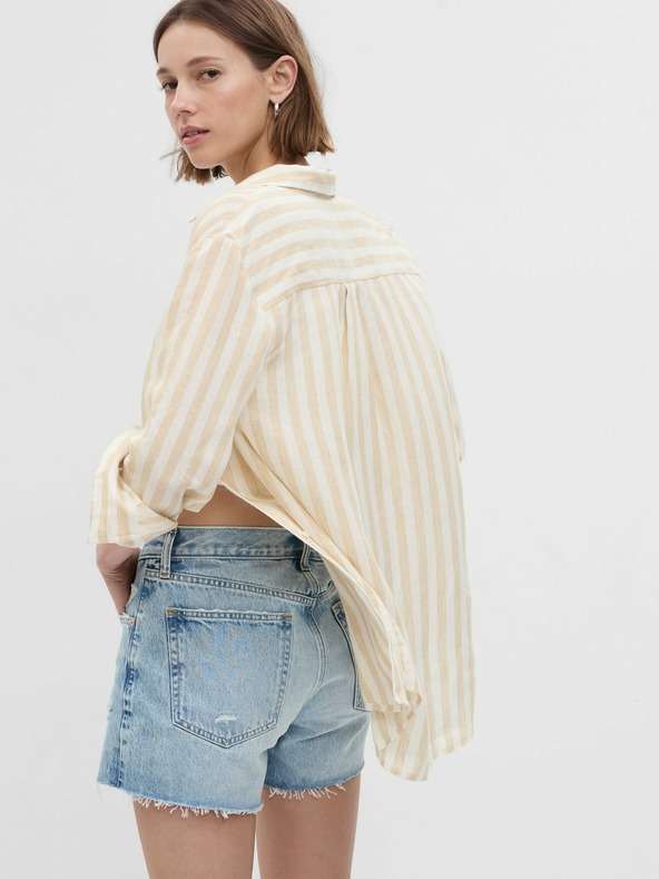 GAP Ľanová košeľa boyfriend GAP