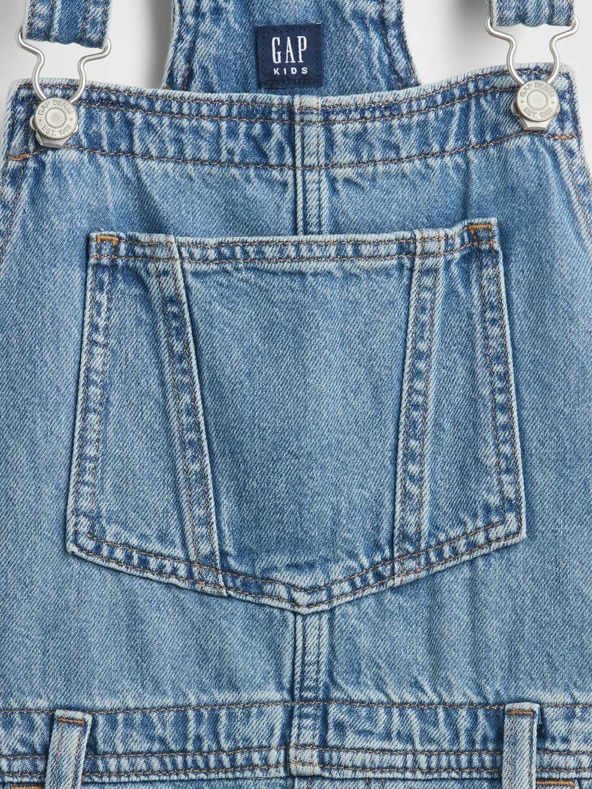 GAP Detská džínsová sukňa s trakmi GAP