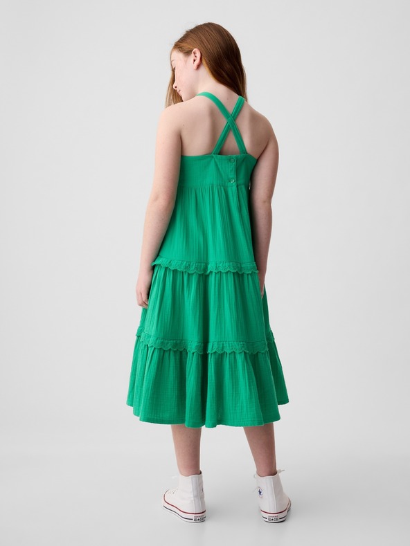 GAP Detské midi šaty GAP