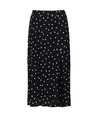 Orsay Čierna dámska bodkovaná sukňa ORSAY