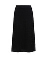 Orsay Čierna dámska bodkovaná sukňa ORSAY