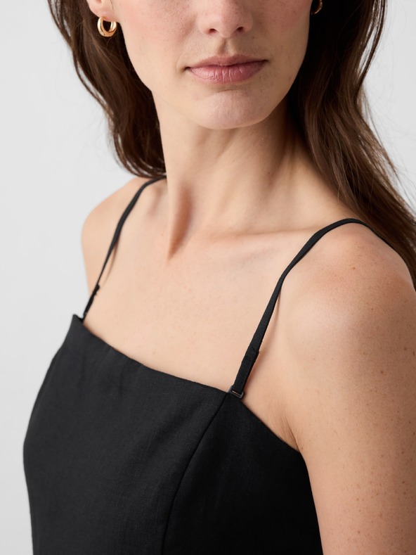 GAP Ľanové maxi šaty GAP