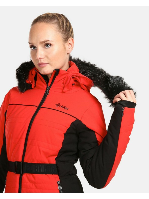 Kilpi Kilpi Carrie Červená dámska zimná lyžiarska bunda