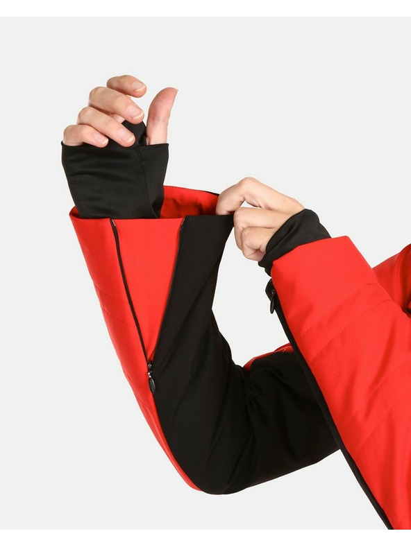 Kilpi Kilpi Carrie Červená dámska zimná lyžiarska bunda