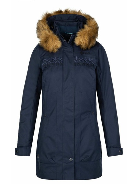Kilpi Tmavomodrý dámsky zimný kabát Kilpi PERU-W